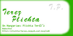 terez plichta business card